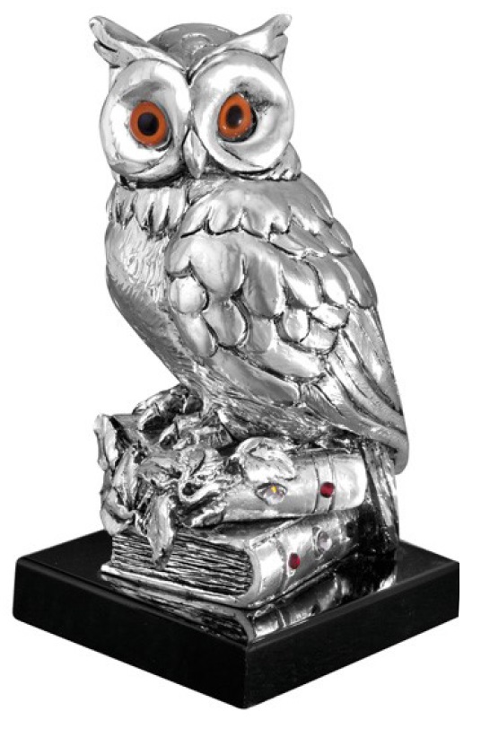 Włoska Statuetka Sowa Z Książką